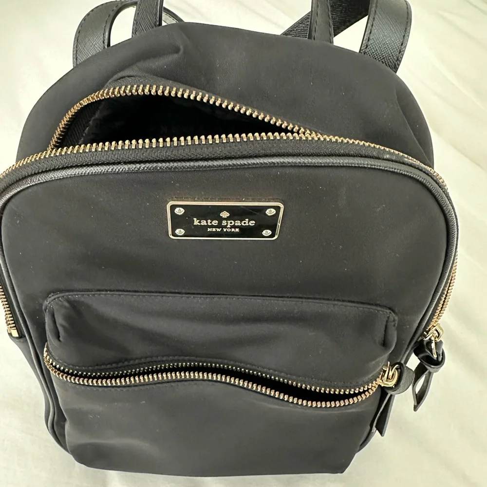 Kate Spade Backpack with Gold Details - Picture 6 of 9